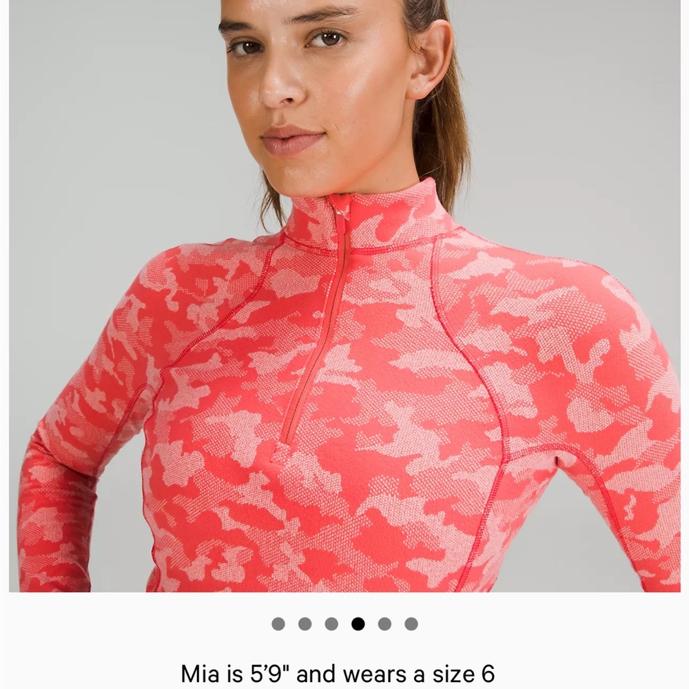 Lululemon it’s rulu run half zip shirt